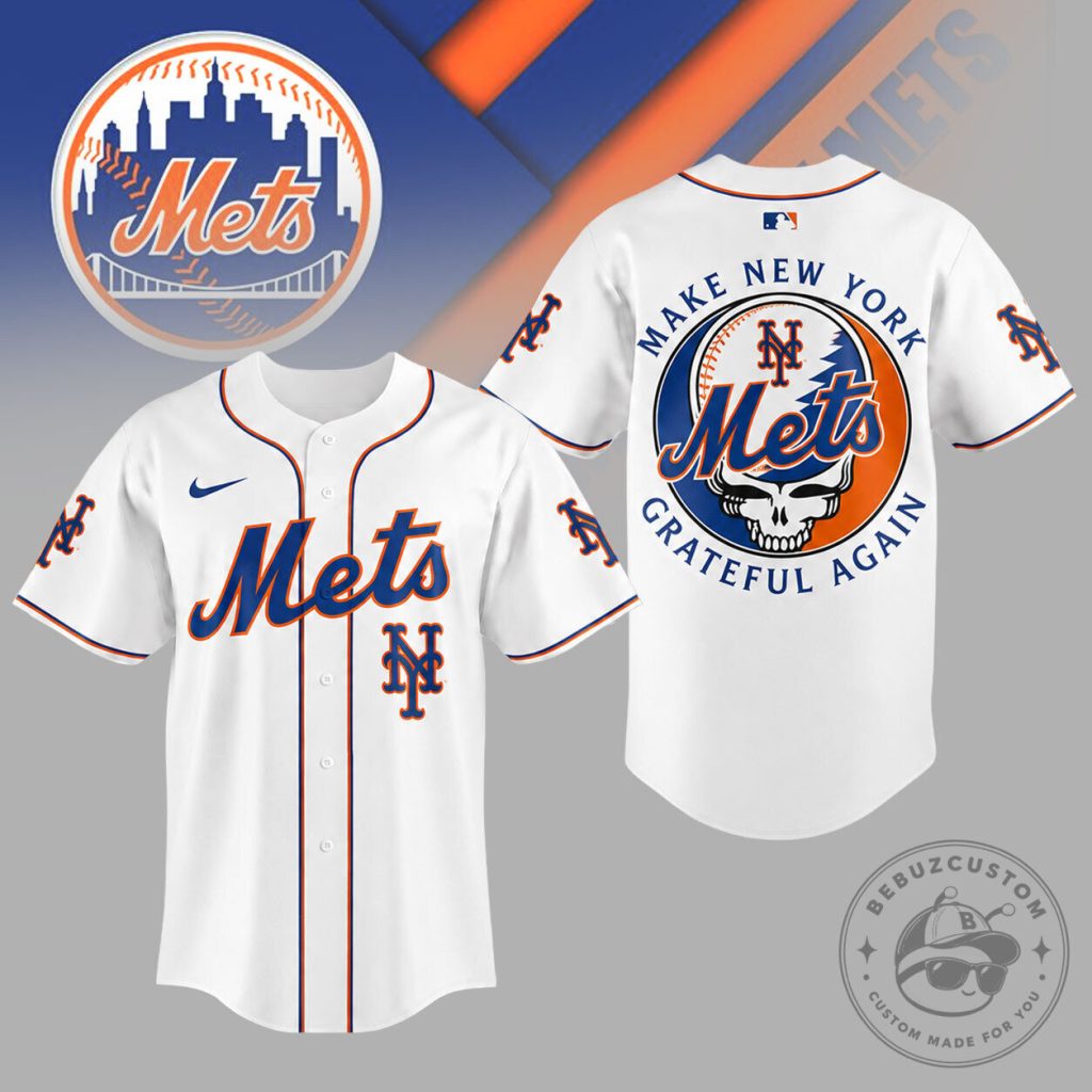 New York Mets Grateful Dead Baseball Jersey Shirt Make New York Grateful Again New York Mets Grateful Dead Baseball Jersey Shirt Make New York Grateful Again