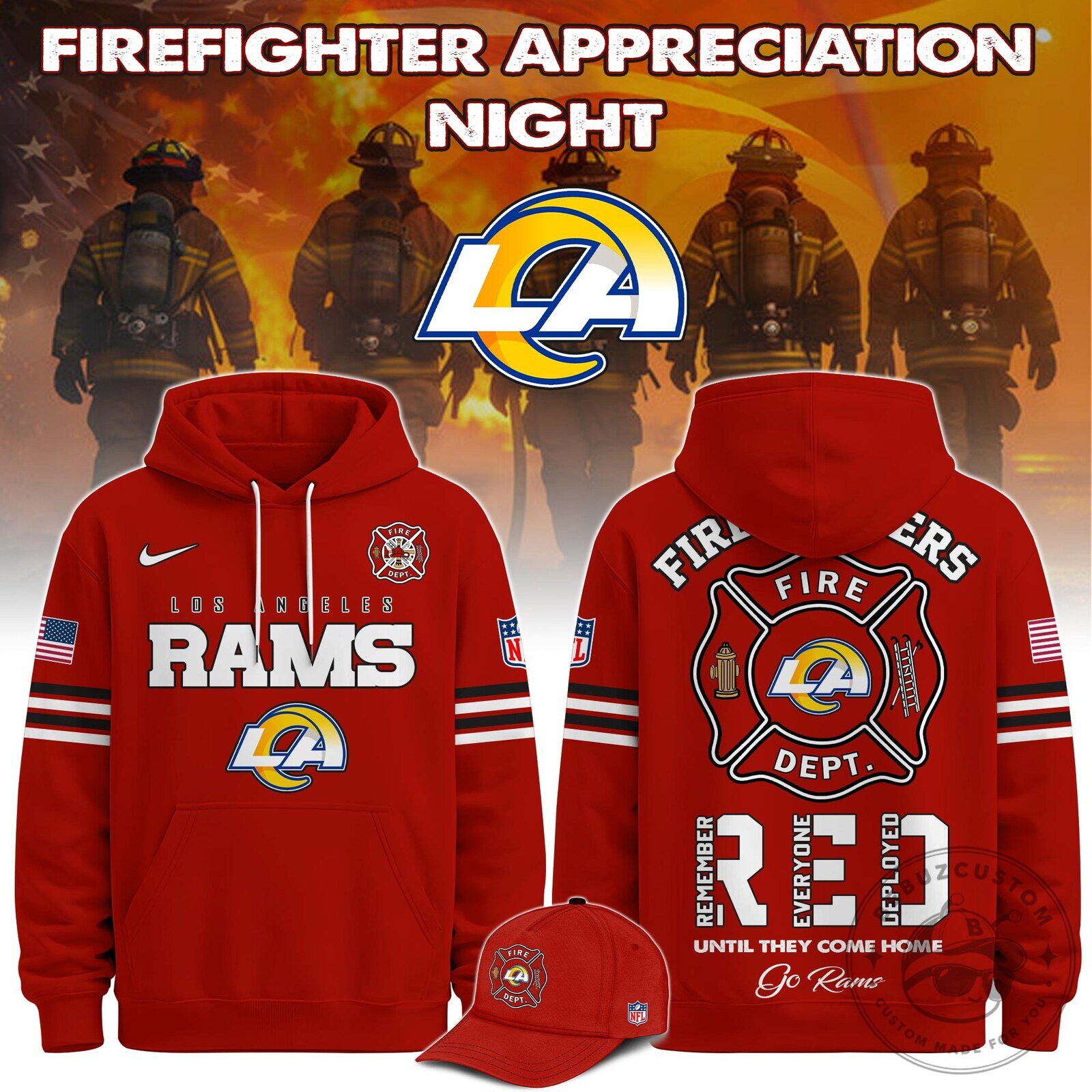 LAR FIREFIGHTER APPRECIATION NIGHT Limited Edition Hoodie