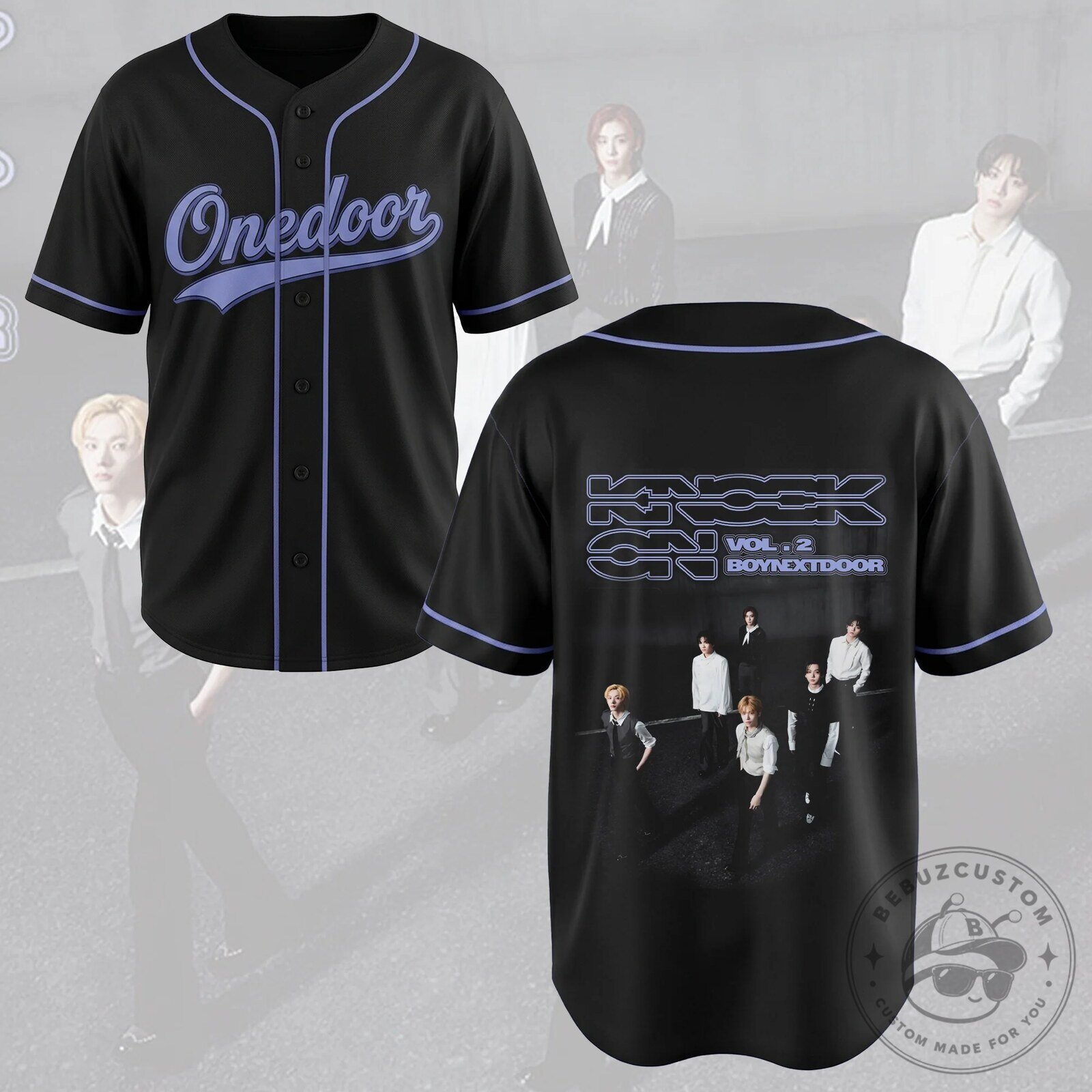 Boynextdoor Knock On Volume 2 World Tour Baseball Jersey