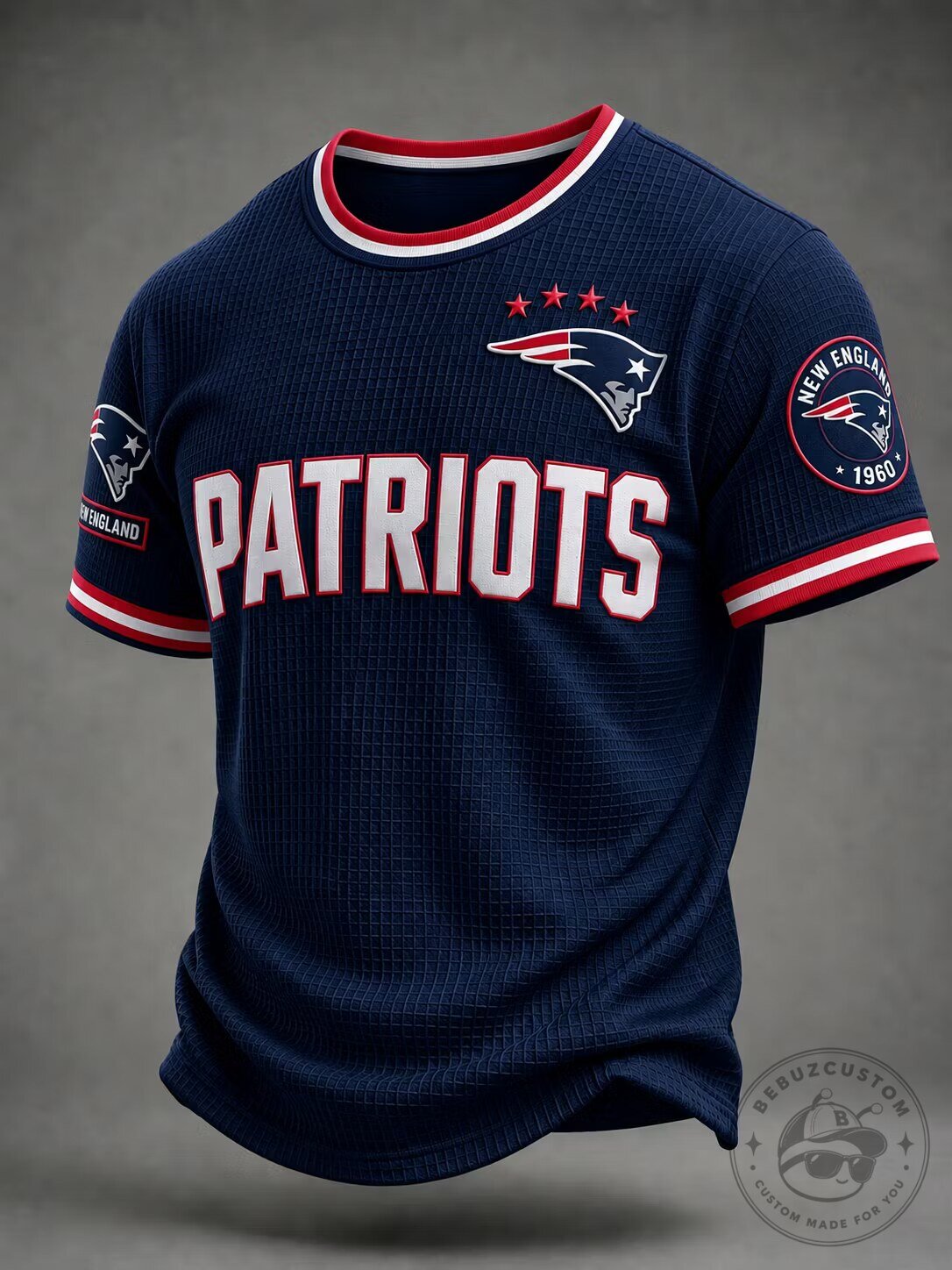 New England Patriots Fan Shirt, Vintage Style Football Team T-Shirt