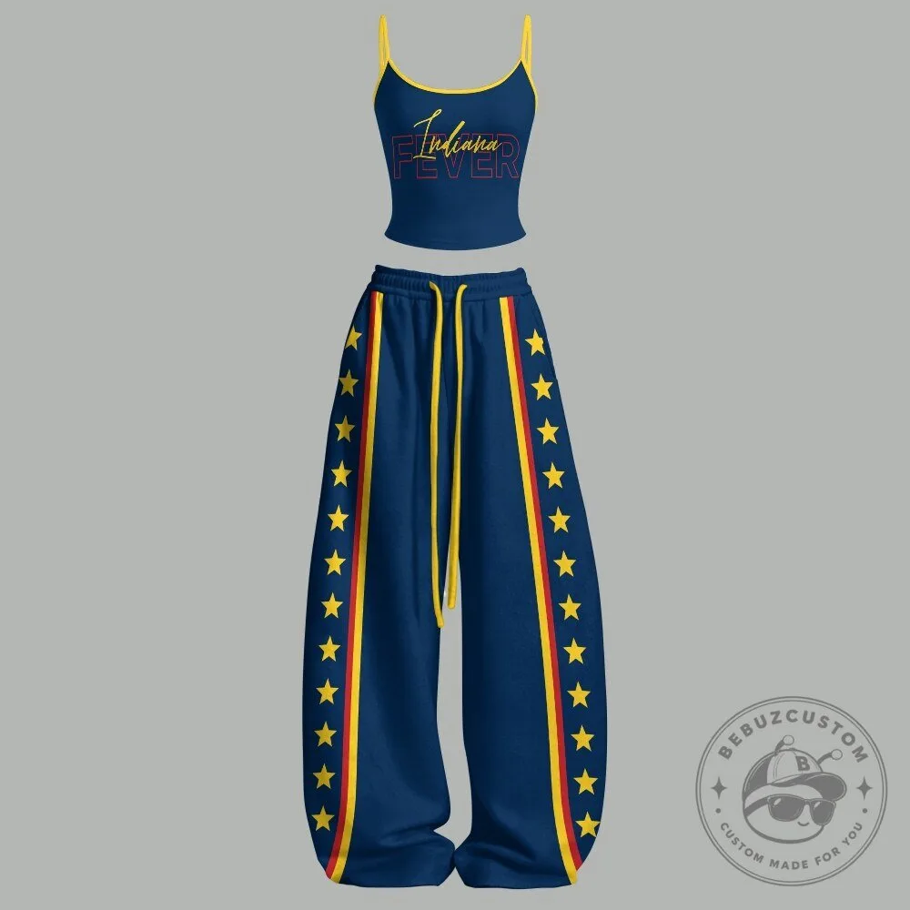 Indiana Fever Women's Tank Top and Pants Two-Piece Set