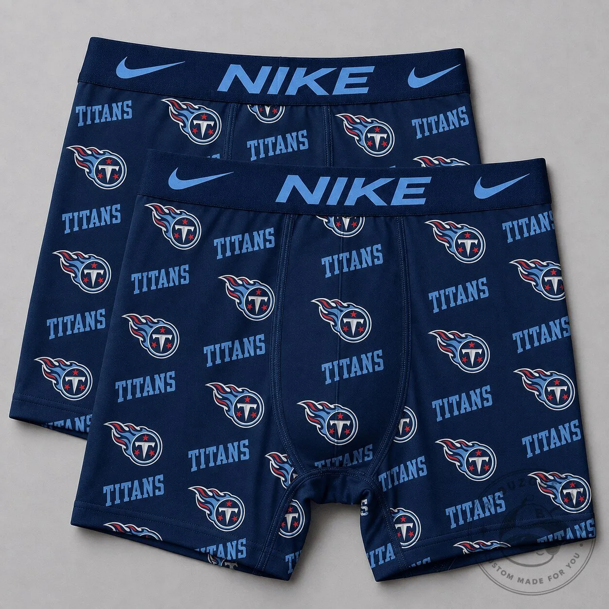 Tennessee Titans NFL Football Team All-Over Print Men's Boxer Briefs