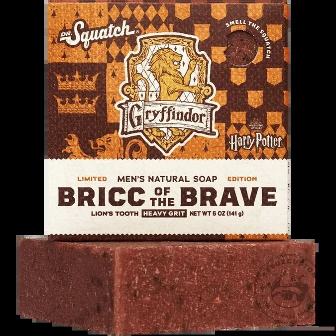 Dr. Squatch Harry Potter Gryffindor Bricc Of The Brave Natural Soap Bar 9 Dr. Squatch Harry Potter Gryffindor Bricc Of The Brave Natural Soap Bar