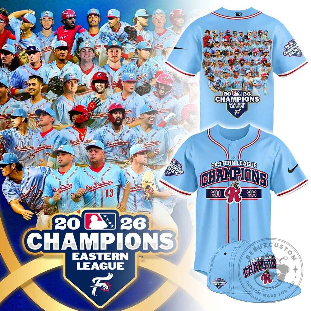 Reading Fightin Phils 2026 Eastern League Champions Baseball Jersey