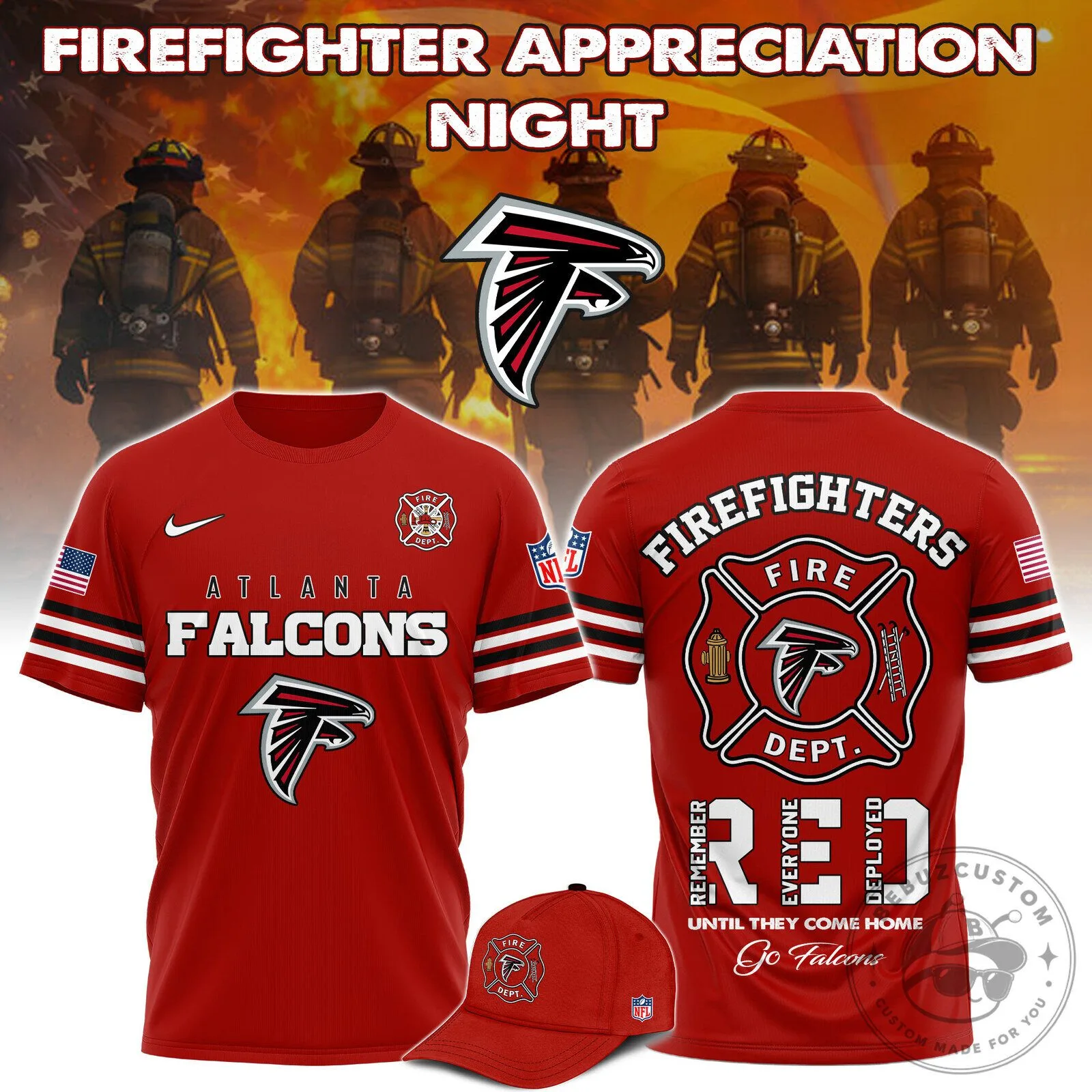 ATL FIREFIGHTER APPRECIATION NIGHT Limited Edition T-shirt