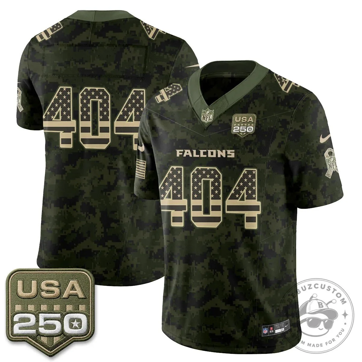 Atlanta Falcons Bijan Robinson Salute to Service USA 250 NFL Football Jersey 69 Atlanta Falcons Bijan Robinson Salute to Service USA 250 NFL Football Jersey