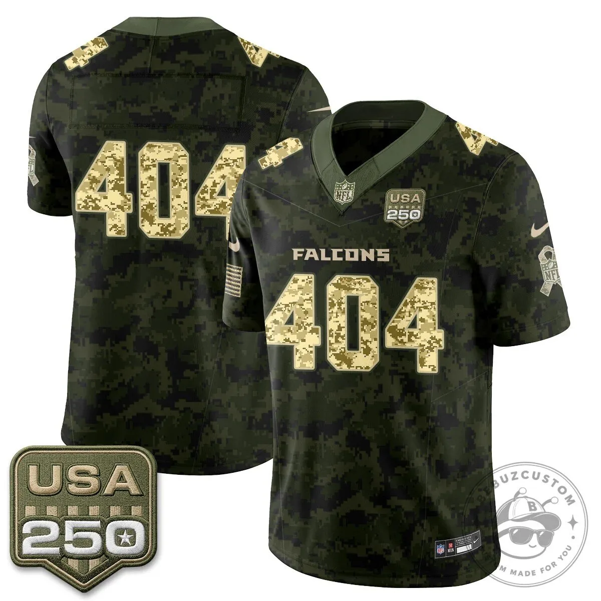 Atlanta Falcons Bijan Robinson Salute to Service USA 250 NFL Football Jersey 91 Atlanta Falcons Bijan Robinson Salute to Service USA 250 NFL Football Jersey