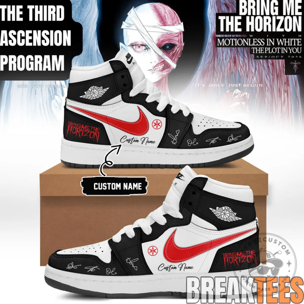 Custom Name Sneakers for Bring Me The Horizon The Third Ascension Program