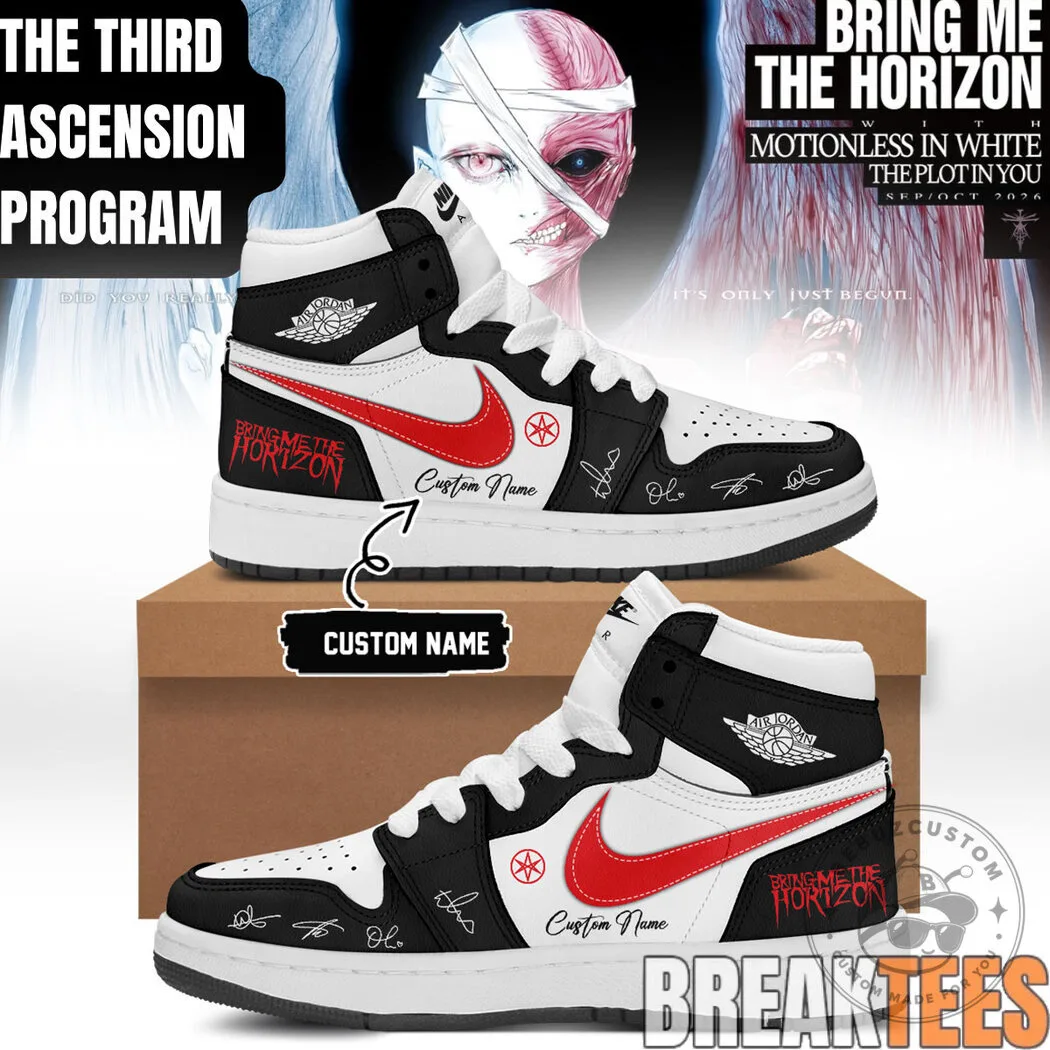 Custom Name Sneakers for Bring Me The Horizon The Third Ascension Program