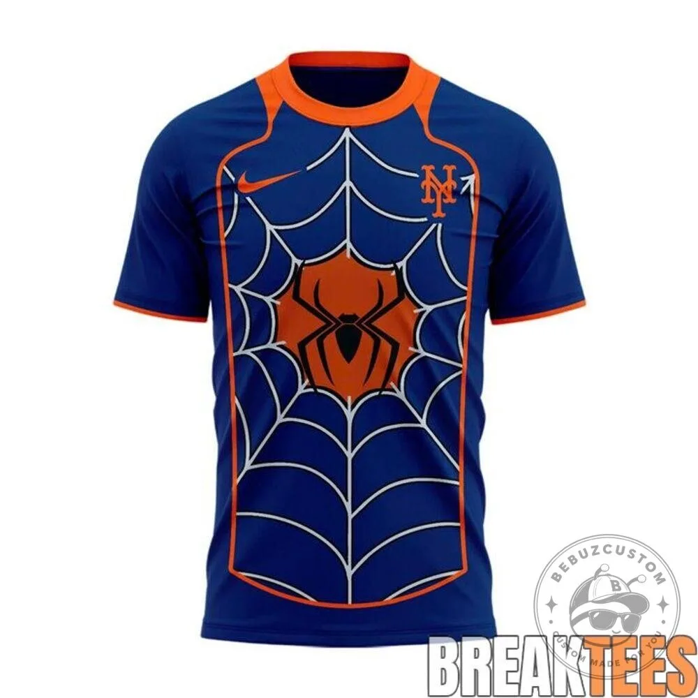 New York Mets Spider-Man Baseball Fan Jersey 8 New York Mets Spider-Man Baseball Fan Jersey