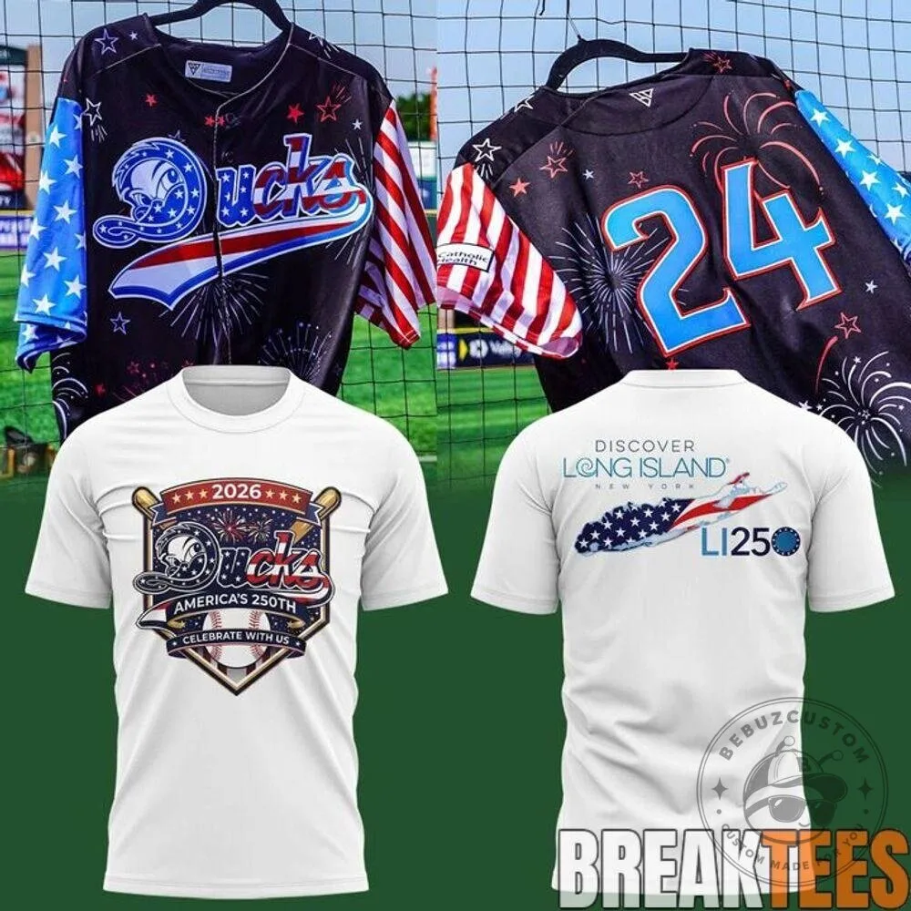 Long Island Ducks America's 250th Anniversary 2026 Special Edition Baseball Jersey
