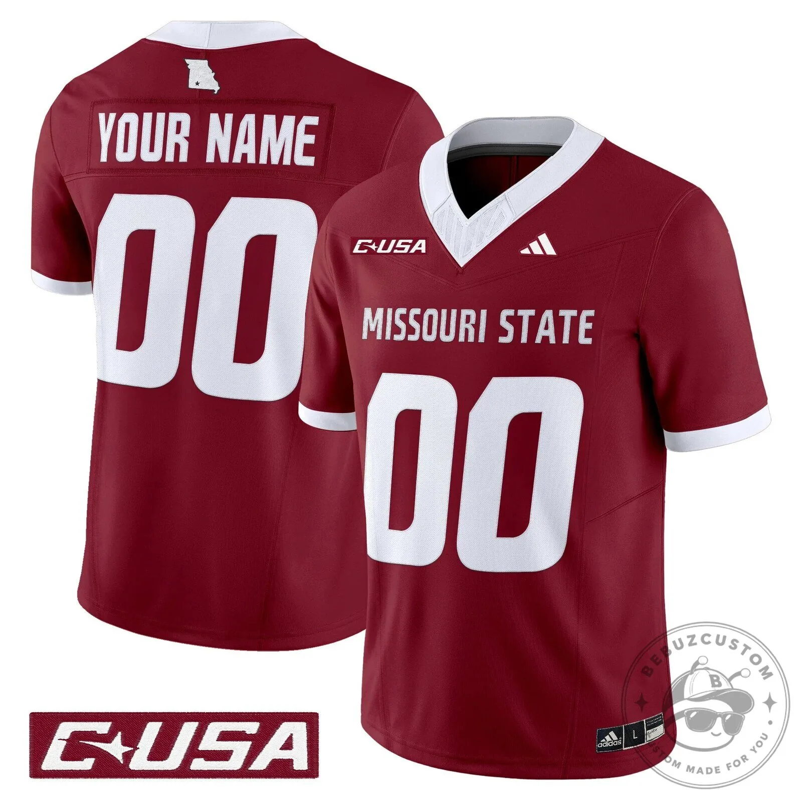 2025 Custom Football Jersey for Missouri State Bears - Vapor Limited Edition