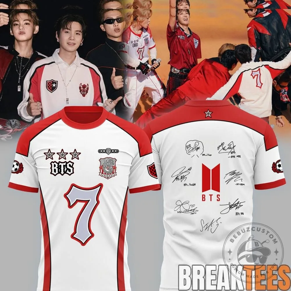 BTS Suga FIFA World Cup Finals Half-Time Show Special Soccer Jersey 11 BTS Suga FIFA World Cup Finals Half-Time Show Special Soccer Jersey