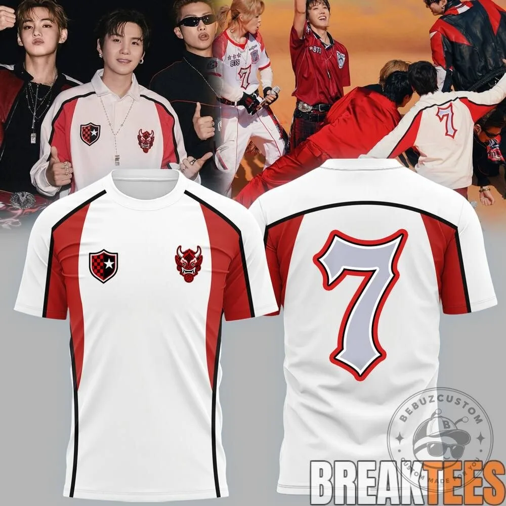 BTS Suga FIFA World Cup Finals Half-Time Show Special Soccer Jersey 12 BTS Suga FIFA World Cup Finals Half-Time Show Special Soccer Jersey