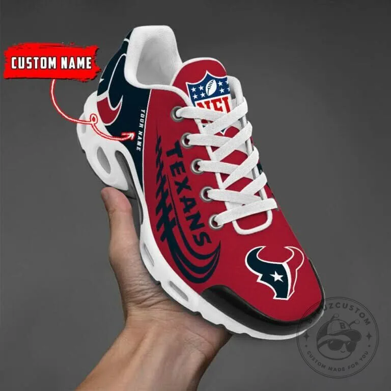 Houston Texans Custom Name Football Team Running Shoes