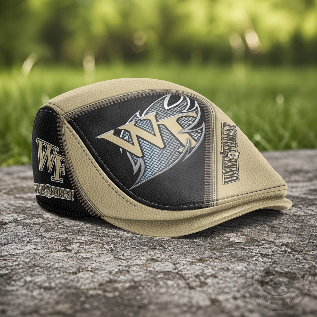 Wake Forest Demon Deacons NCAA Golf Flat Cap Wake Forest Demon Deacons NCAA Golf Flat Cap