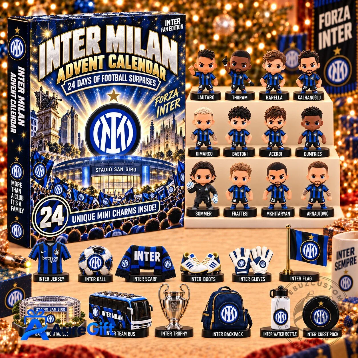 Inter Milan Football Club 24 Days of Surprises Advent Calendar