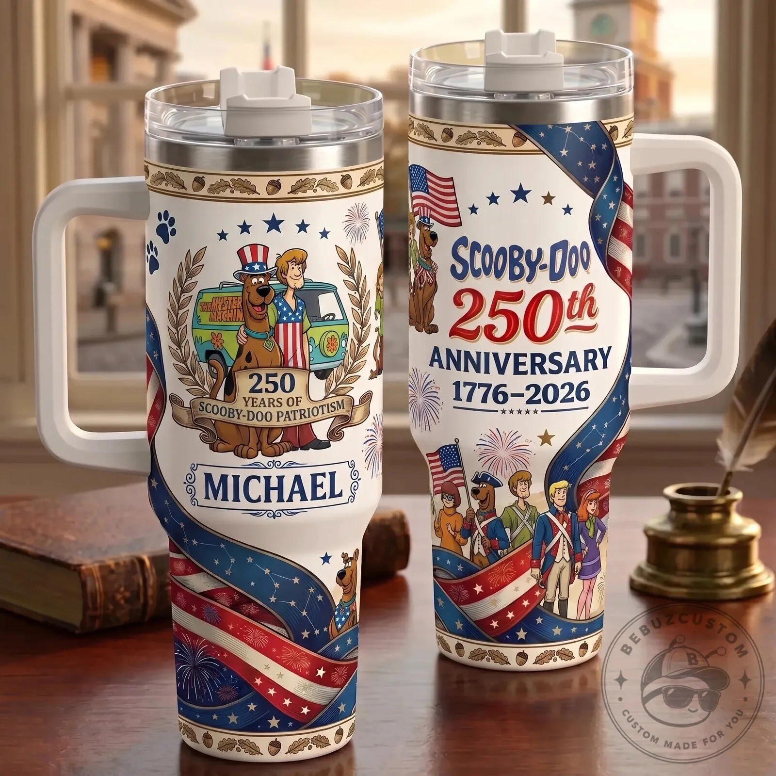 Scooby-Doo 250th Anniversary 1776-2026 Patriotic Tumbler
