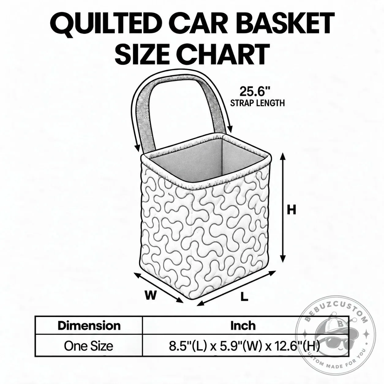 Hummingbird Divine Grace Quilted Car Storage Basket Organizer 7 Hummingbird Divine Grace Quilted Car Storage Basket Organizer