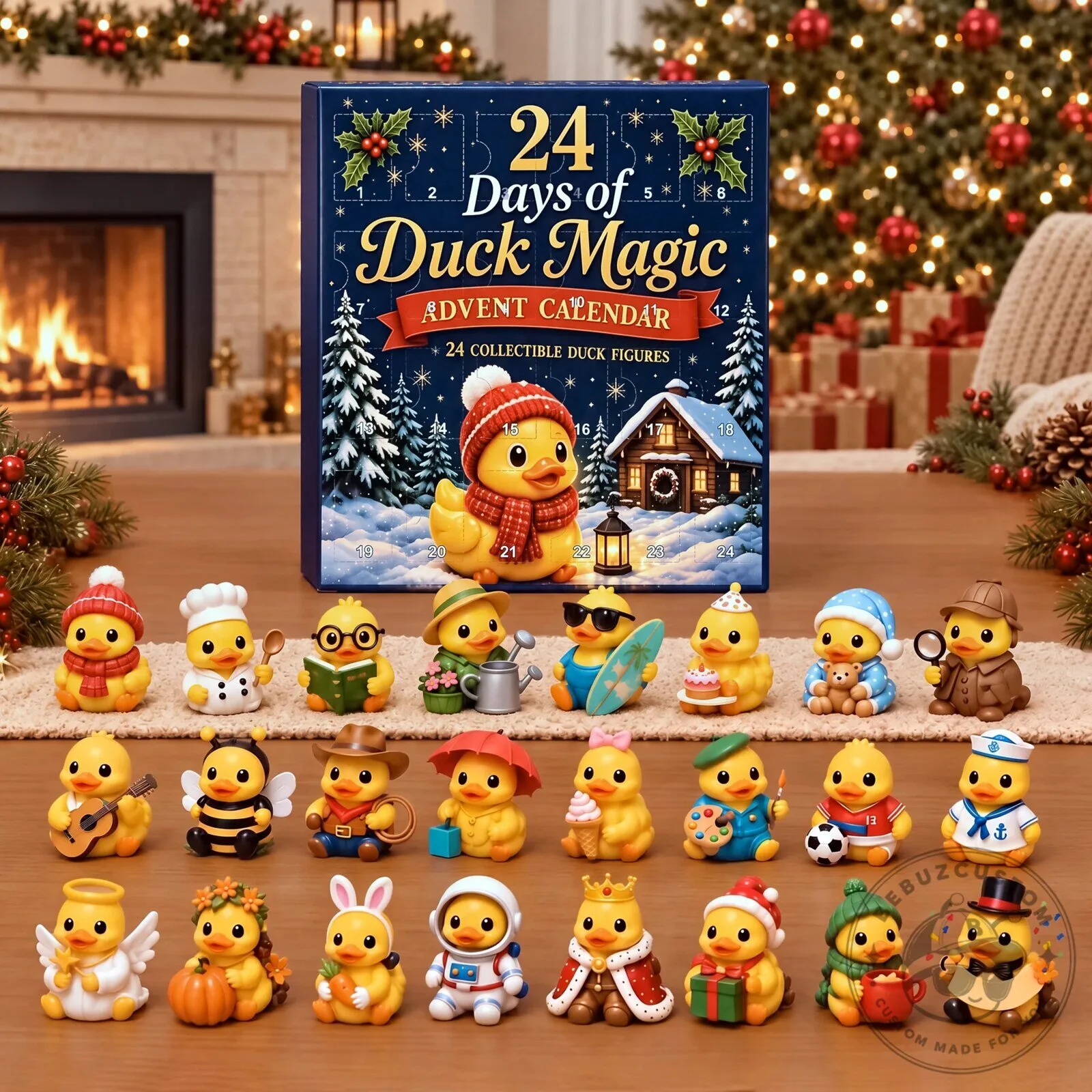 24 Days of Duck Magic Collectible Duck Figures Christmas Advent Calendar