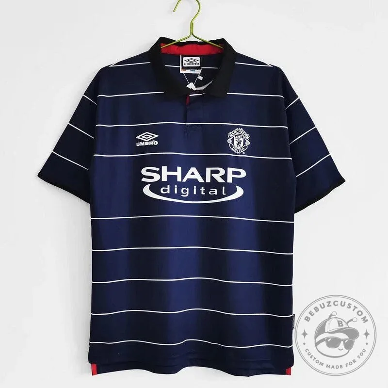 Manchester United 1999-2000 Away Retro Football Jersey
