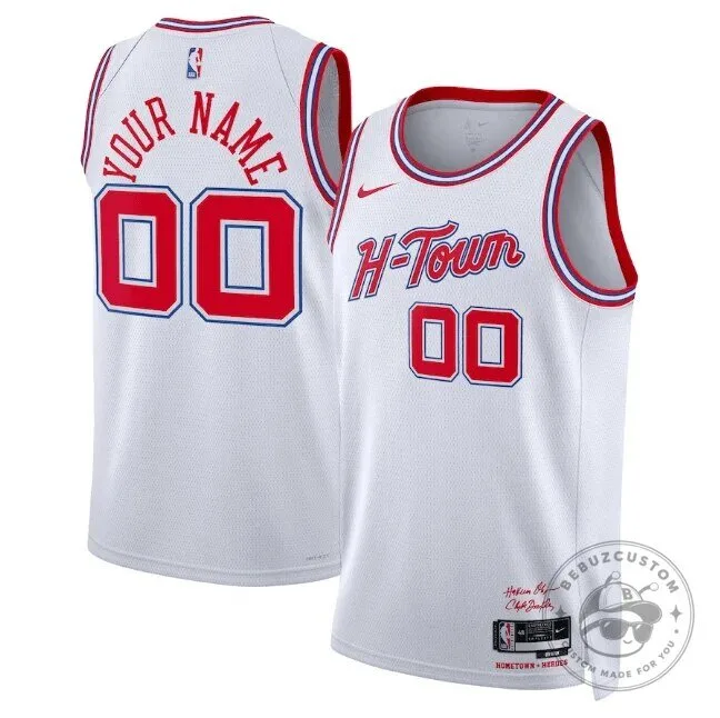 Houston Rockets City Edition 2023-2024 White Basketball Jersey