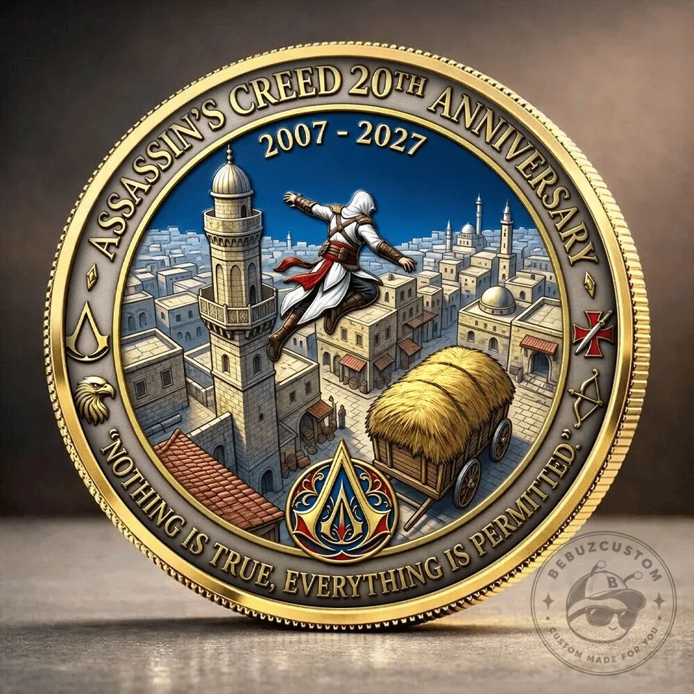 20th Anniversary Collectible Coin for Assassin's Creed Commemorative Edition