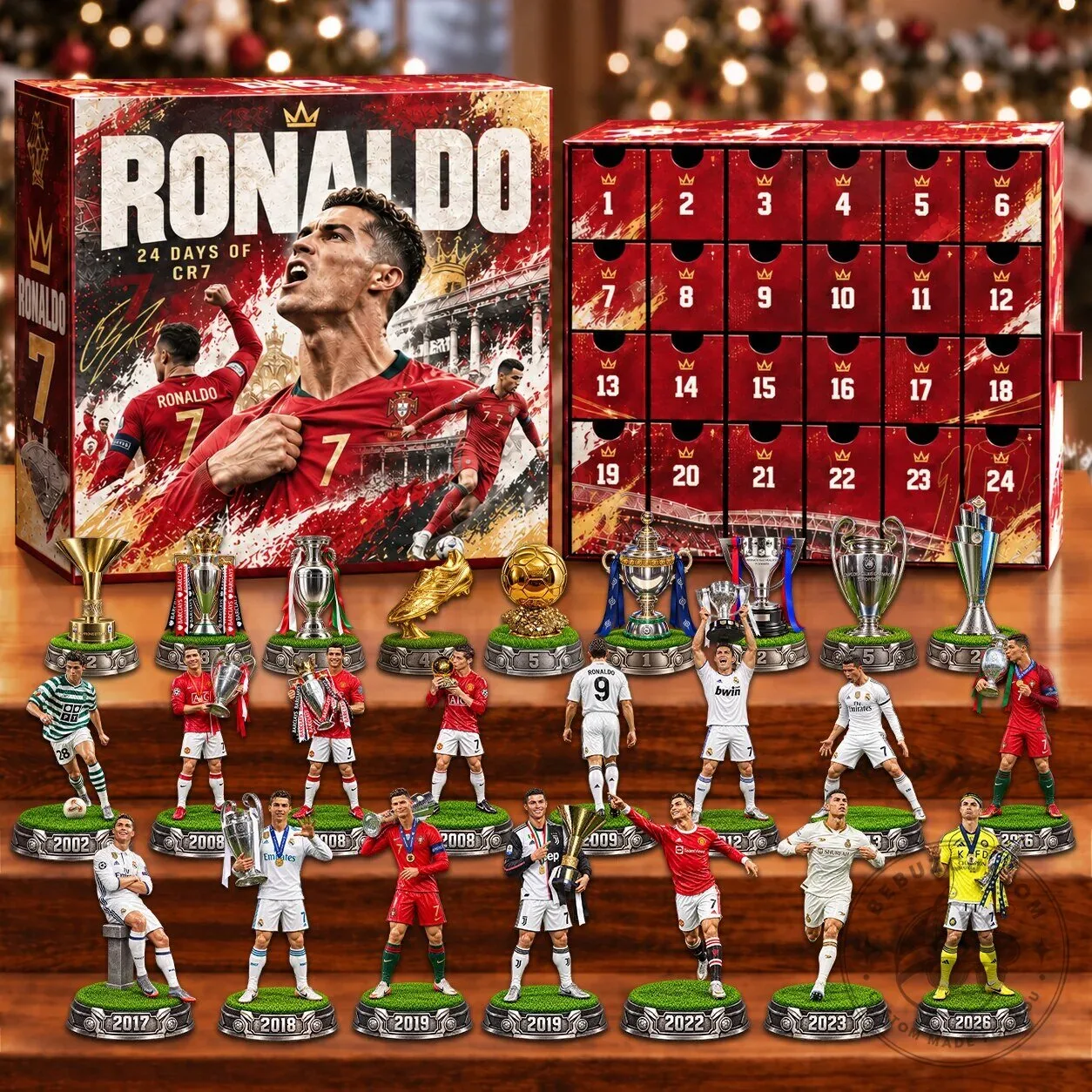 Cristiano Ronaldo Soccer Player Advent Calendar Blind Box 2 Cristiano Ronaldo Soccer Player Advent Calendar Blind Box