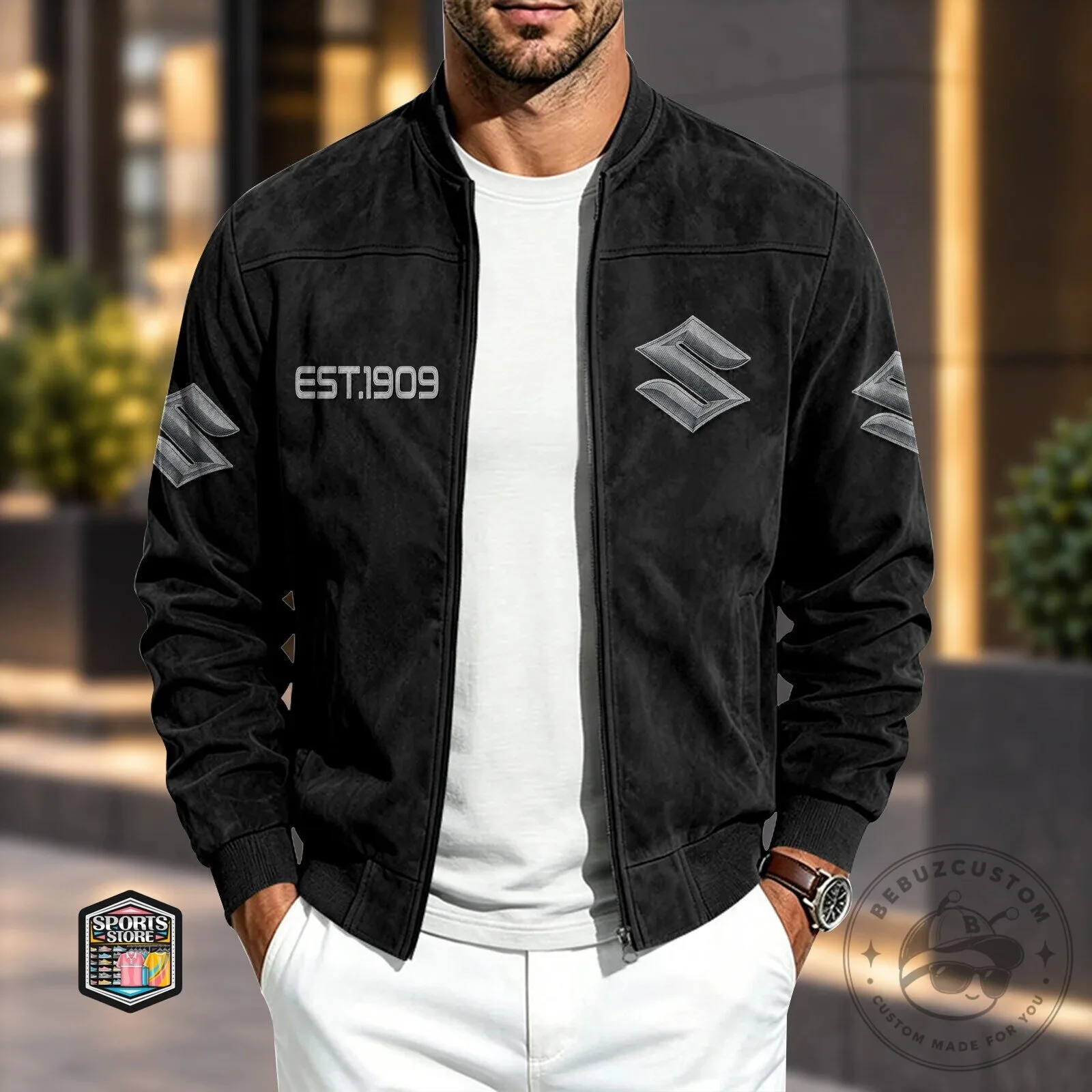 Suzuki Motor Corporation Established 1909 Bomber Jacket