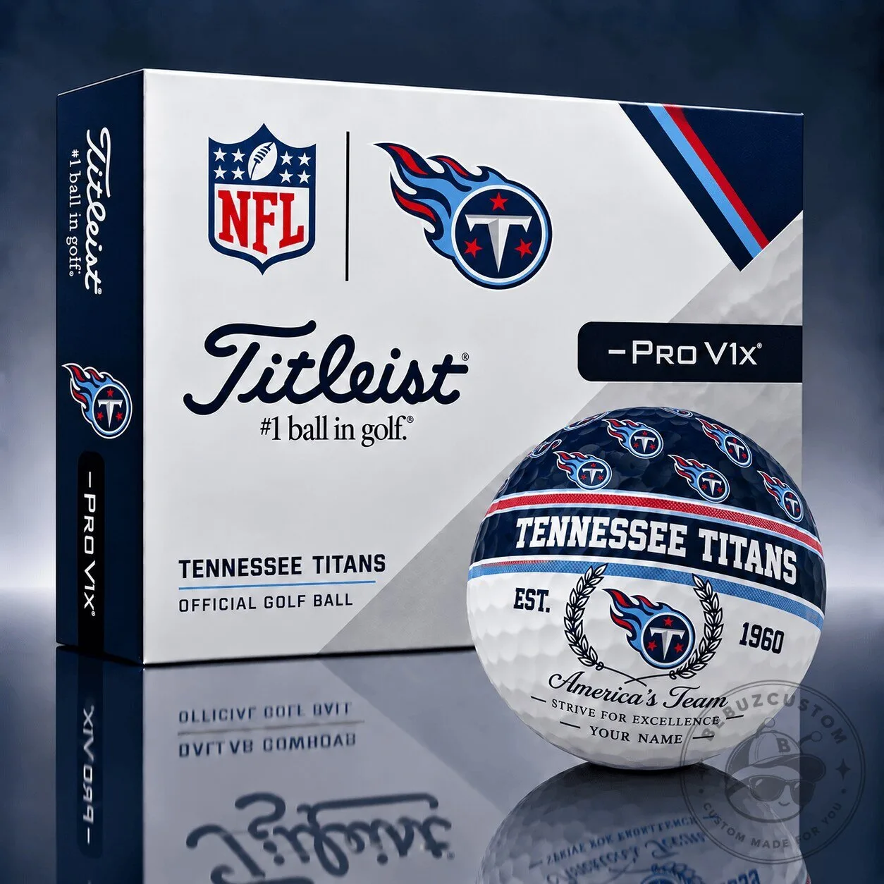 Tennessee Titans National Football League Golf Ball