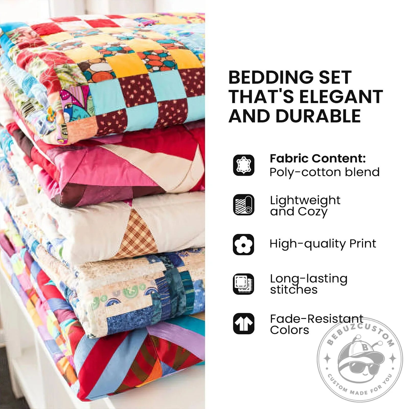 Snowman Winter Moonlight Christmas Quilted Bedding Set with Pillow Shams 9 Snowman Winter Moonlight Christmas Quilted Bedding Set with Pillow Shams