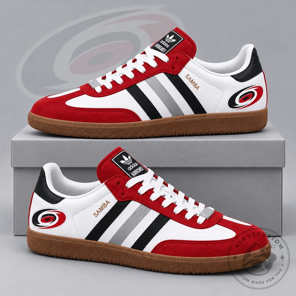 Carolina Hurricanes National Hockey League Samba Low Top Sneakers