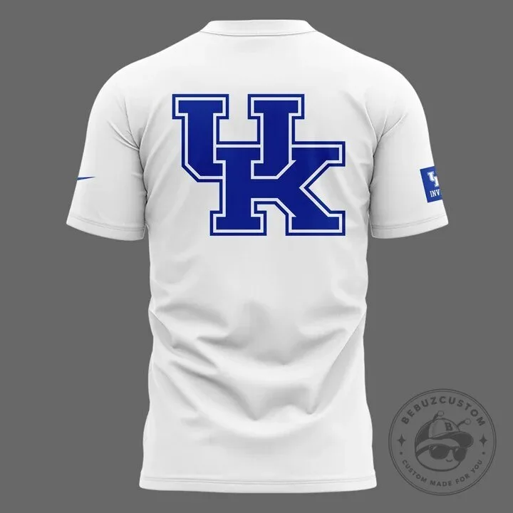 Kentucky Wildcats Football Team Logo White Fan T-Shirt 9 Kentucky Wildcats Football Team Logo White Fan T-Shirt