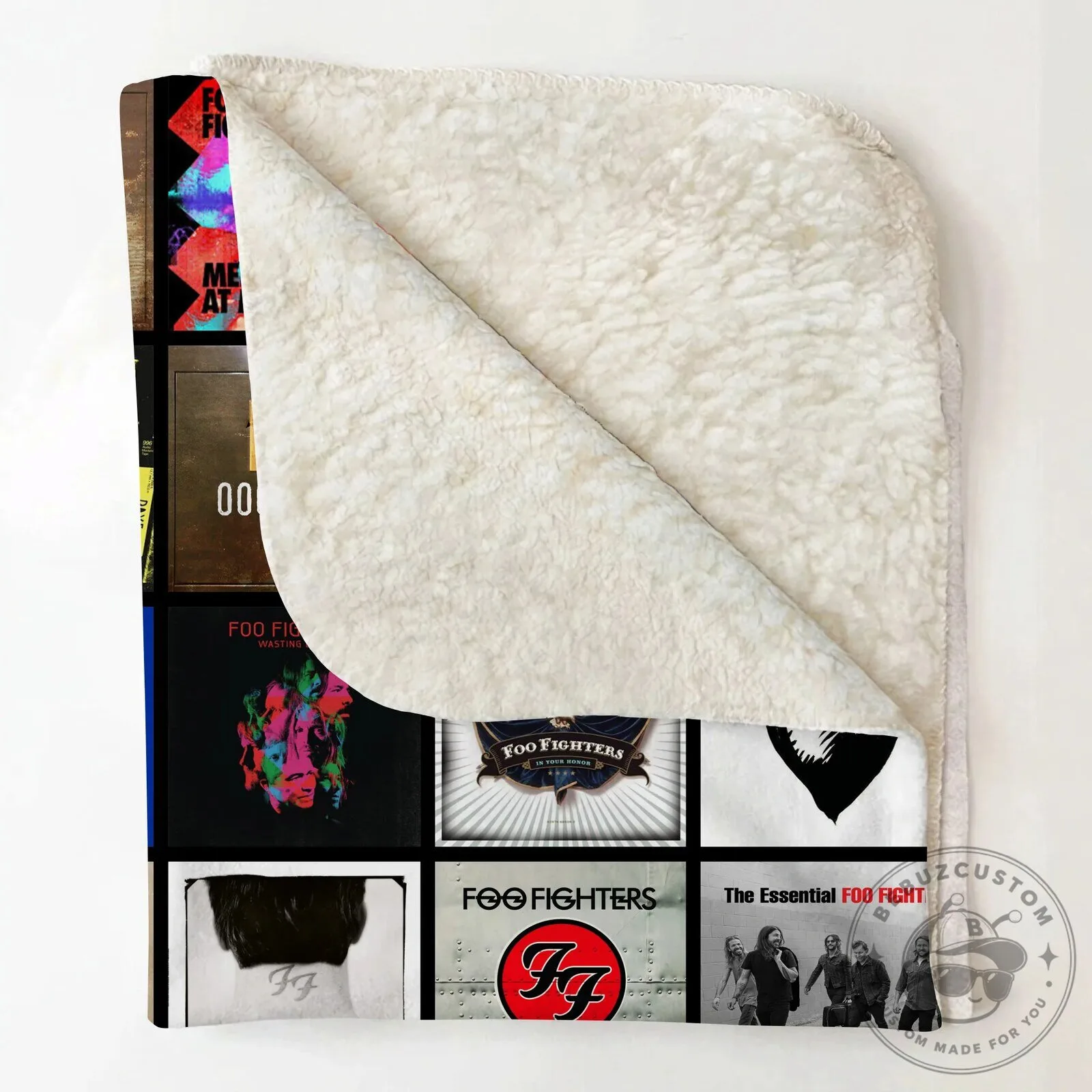 Foo Fighters Album Covers Collage Sherpa Fleece Blanket 11 Foo Fighters Album Covers Collage Sherpa Fleece Blanket