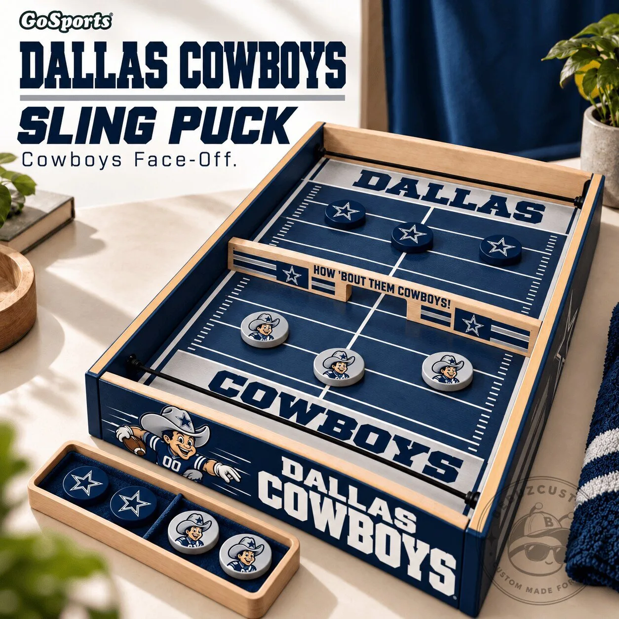 Dallas Cowboys Fast Sling Puck Game Board