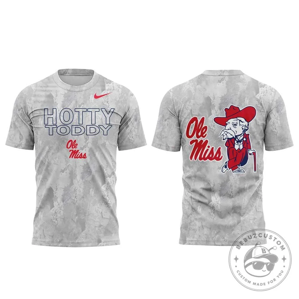 Ole Miss Game Day Hotty Toddy White Camouflage T-Shirt 6 Ole Miss Game Day Hotty Toddy White Camouflage T-Shirt