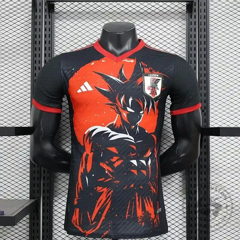 Dragon Ball Super Saiyan Son Goku Japan Football Jersey