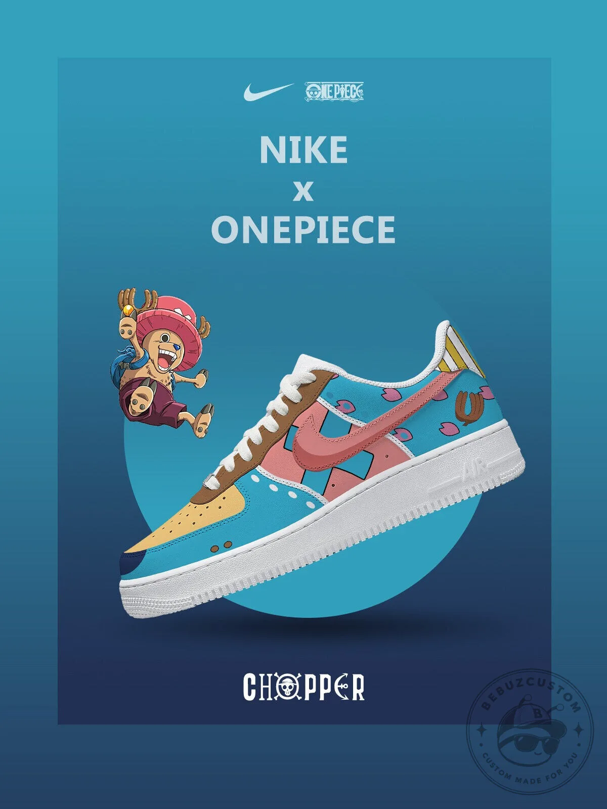 Tony Tony Chopper One Piece Anime Custom Shoes